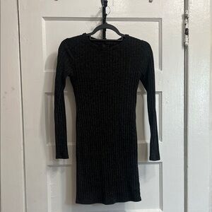 Forever 21 Black Long Sleeve Dress